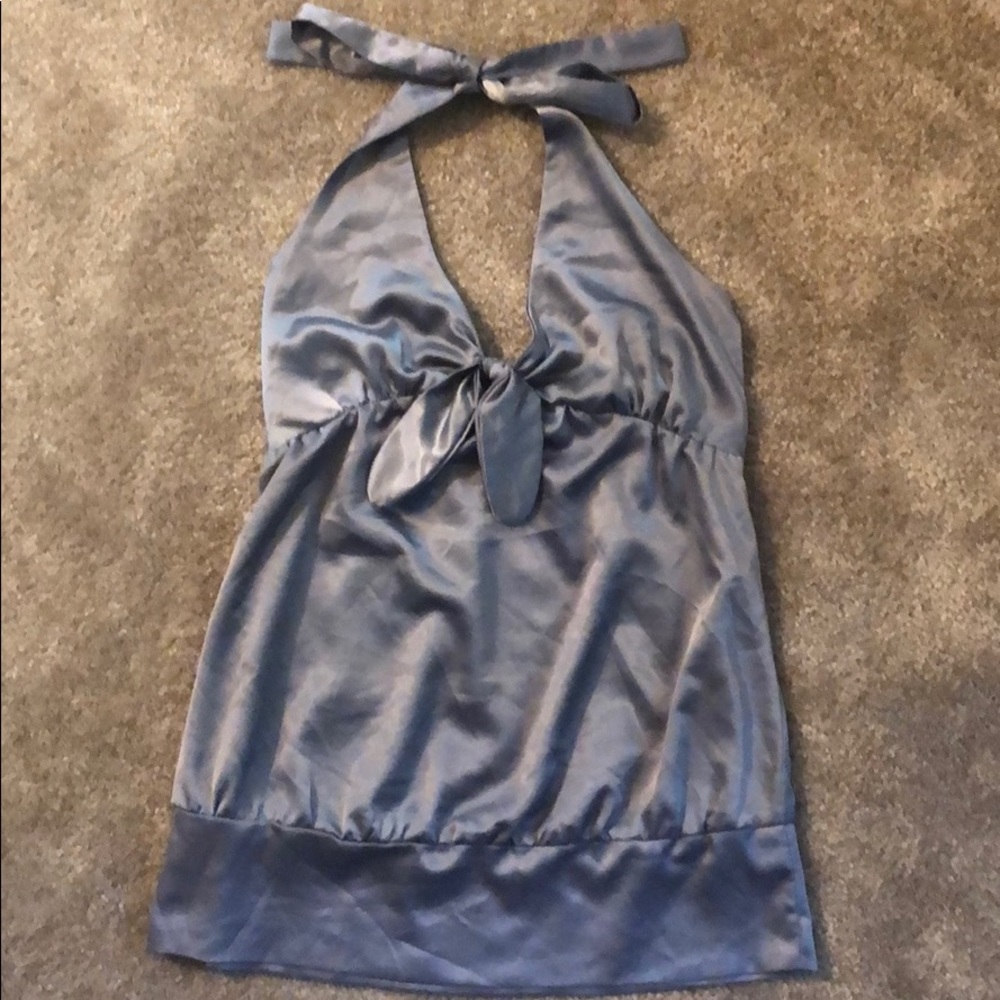 Sliver halter top